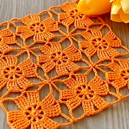super beautiful crochet floral square motif pattern free
